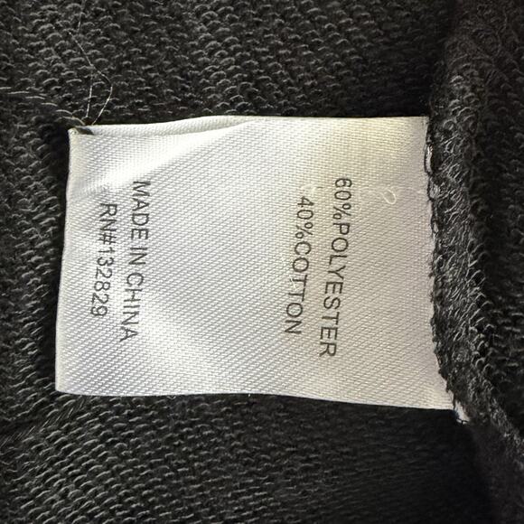 NWT Superdown Revolve Lana Sweatshirt Black Mini Dress - Picture 7 of 7